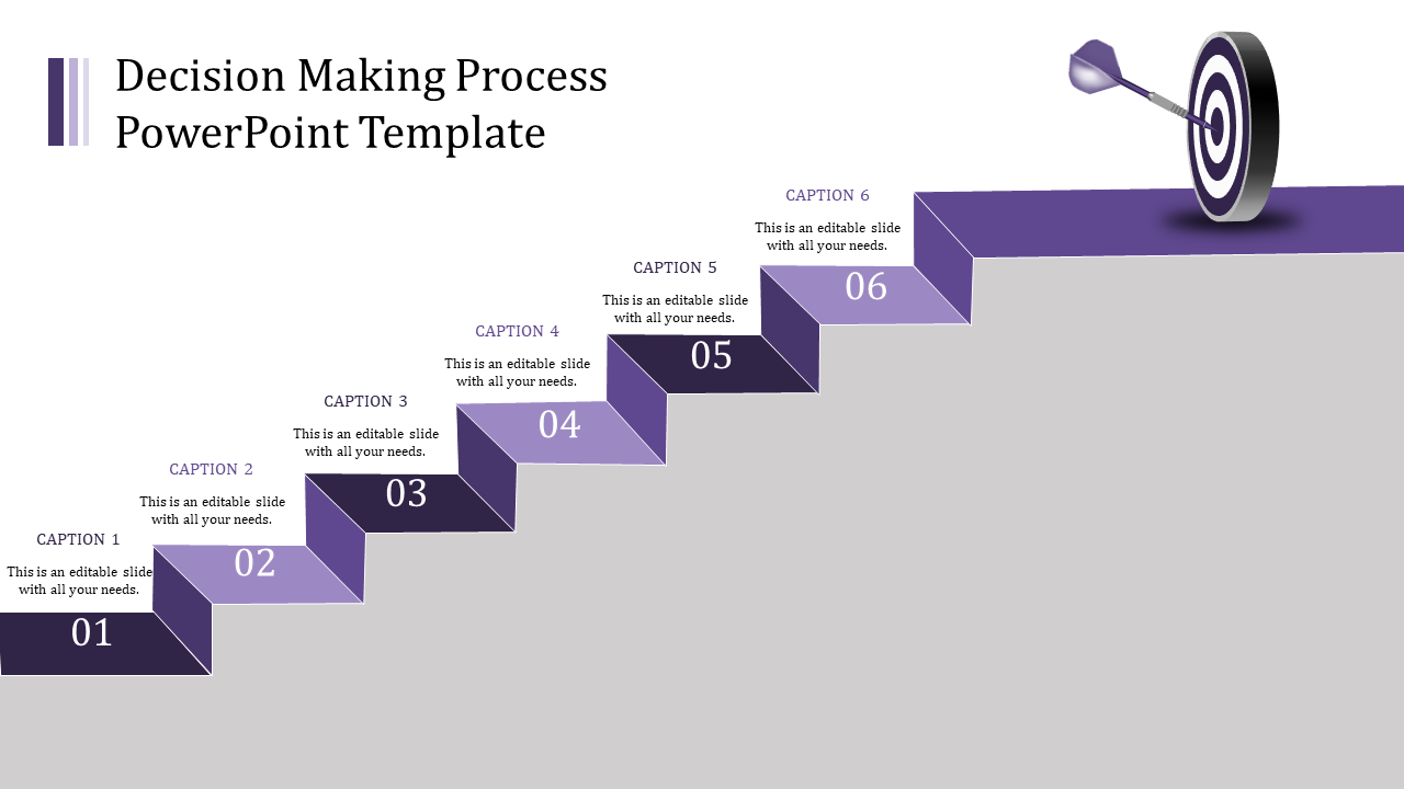 process powerpoint template-decision making process powerpoint template-purple